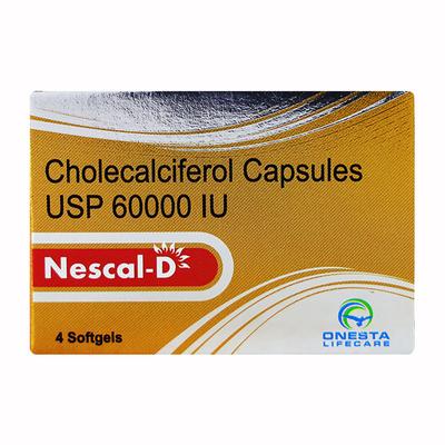 NESCAL D Softgel 4's - Supplements-Vam