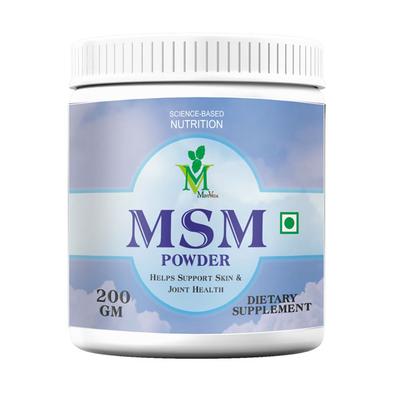 Mint Veda MSM Powder 200 gm - Calcium And Minerals