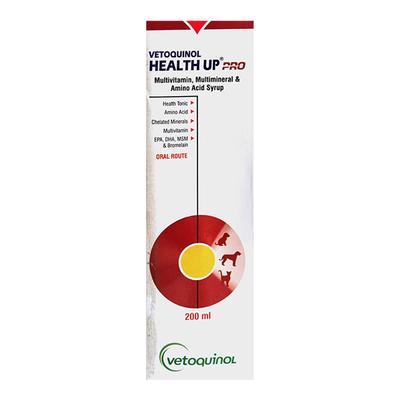Vetoquinol Health Up Pro Syrup 200 ml - Feed Supplement