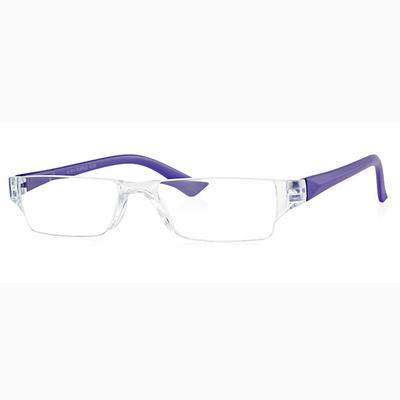 Klar Eye Rectangle Rimless K-511 Reading Glass - Purple, 2.5 Power - Men Eyeglasses