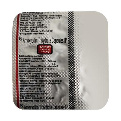 MOX 500mg Capsule 3's - Bacterial Infections-Pen