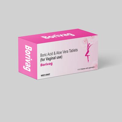 West Coast Borivag Tablet (Pack of 1 x 3's With Applicator) 1's - General Health