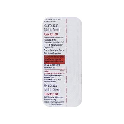 UNCLOT 20 Tablet 10's - Blood Clot-Ant