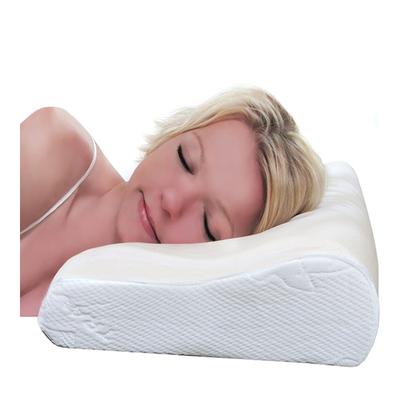 VIAGGI Cervical Contoured Therapeutic Support Memory Foam Sleeping Pillow - White - Others Ortho Supports