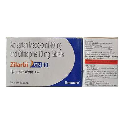 ZILARBI CN 10 Tablet 15's - Hypertension-Ang