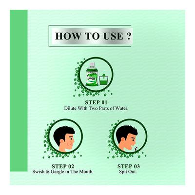 Bioayurveda Basics Anti-Bacterial Germ Defense Mouth Wash 200 ml - Mouthwash