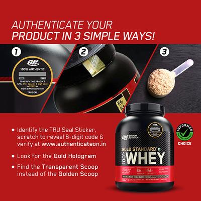 Optimum Nutrition (ON) 100% Whey Gold Standard Powder - Extreme Milk Chocolate 5 lb - Whey Proteins