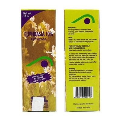 SBL Euphrasia 10% Eye Drops 10 ml - Homeopathic Drops