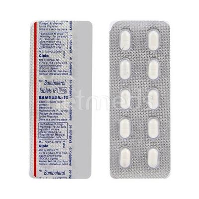 Bambudil 10mg Tablet 10'S - Asthma/COPD-Ast