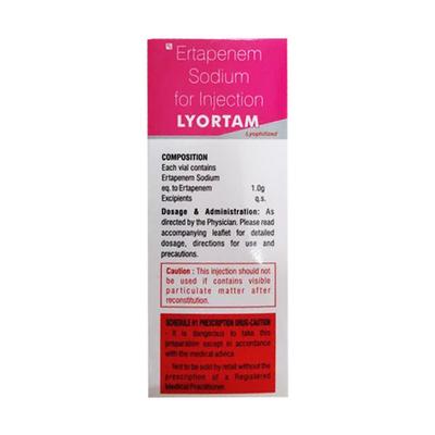LYORTAM 1gm Injection 1's - Bacterial Infections-OBL