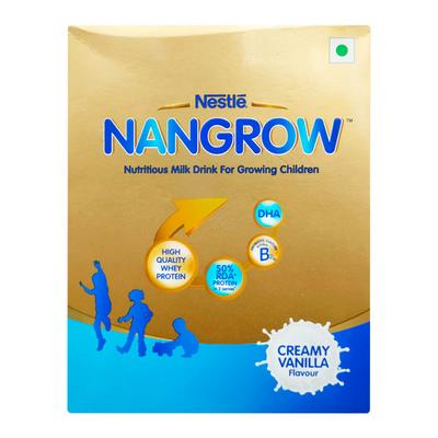 Nestle Nangrow 2- 6 years Milk Drink Powder - Creamy Vanilla (Refill Pack) 400 gm - Baby And Infant Supplements