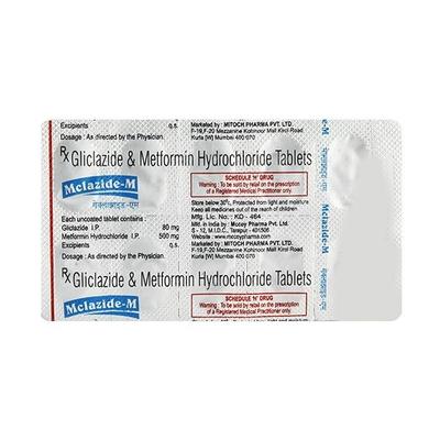 Mclazide M Tablet 10'S - Diabetes-Ant