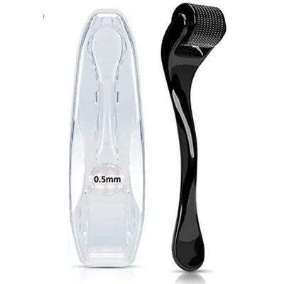 DRS Derma Roller System 540 Titanium Alloy Micro Needles (0.5 mm) - Black - Beard Rollers