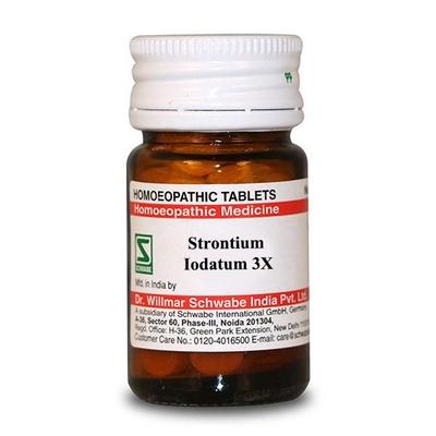 Dr.Willmar Schwabe Strontium Iodatum 3X Tablet 20 gm - Bio-Chemic