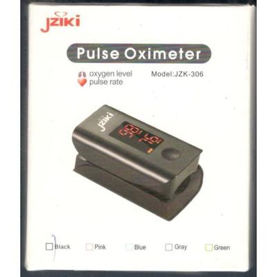 Jziki Pulse Oximeter (JZK-306) - Black - Thermometer & Oximeter