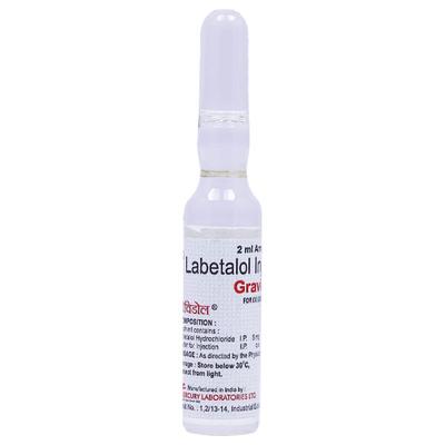 GRAVIDOL 5mg Injection 2ml - Hypertension-Bet