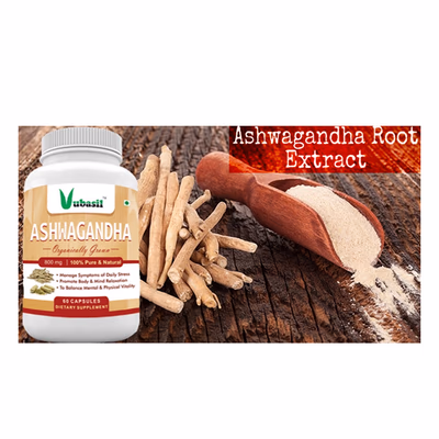 Vubasil Ashwagandha 800 mg Capsule 60's - Ashwagandha
