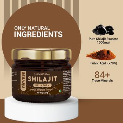 Nirvasa Shilajit Resin 20 gm - Sexual Care