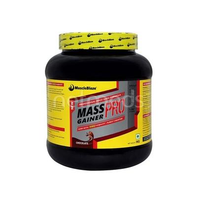 MuscleBlaze Mass Gainer Pro with Creapure - Chocolate 1 kg - Weight Gain