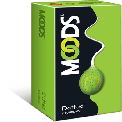 Moods Condoms Dotted 12's - Plain/Flavoured Condoms