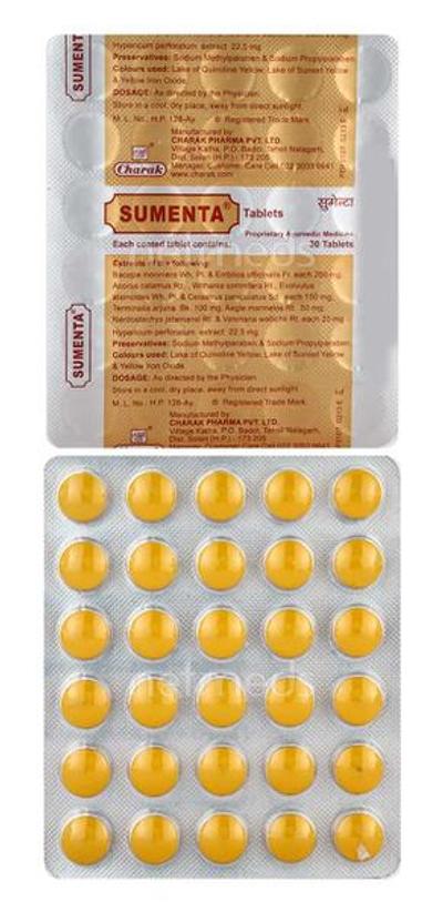 Sumenta Tablet 30'S - Speciality Medicines