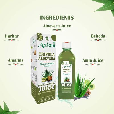 Axiom Triphla Aloevera Juice 1 litre - Ayurvedic Juices