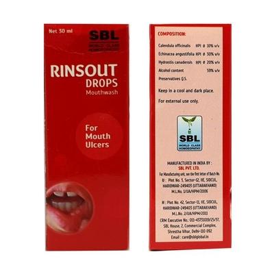 SBL Rinsout Drops 30 ml - Homeopathic Drops