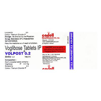 VOLPOST 0.2 Tablet 10's - Diabetes-Ant