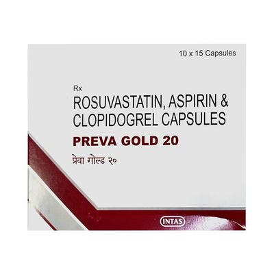 PREVA GOLD 20 Capsule 15's - Blood Clot-Ant