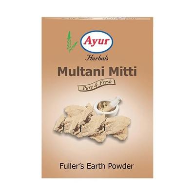 Ayur Herbal Face Pack - Multani Mitti 100 gm - Face Packs