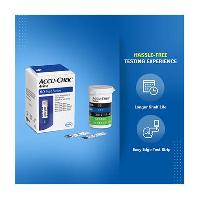 Accu-Chek Aviva Blood Glucose Test Strips 50's - Blood Glucose Monitors/Test Strips