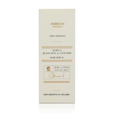 Februus Organics Hair Serum - Marula, Black Seed & Lavender 50 ml - Hair Treatment