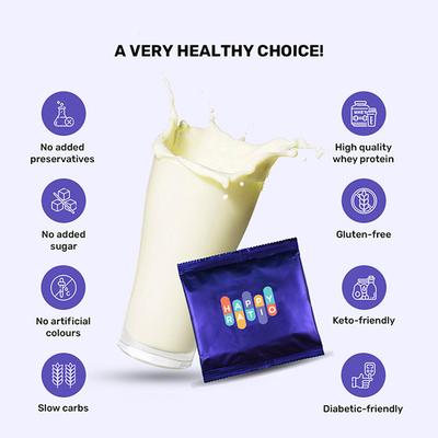 Happy Ratio All In One Nutrition Health Drink Sachet - Vanilla (Pack of 10 x 50 gm) 1's - Nutritional Supplement