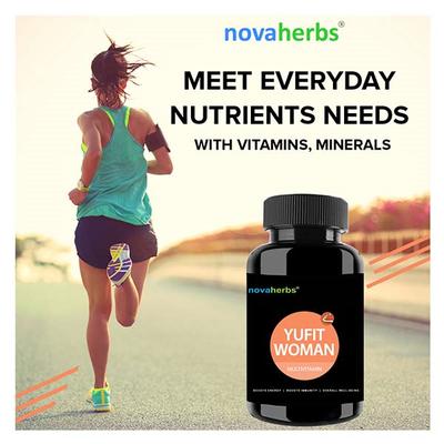 Novaherbs Yufit Woman Dietary Supplement Tablets 60's - Herbal Dietary Supplement
