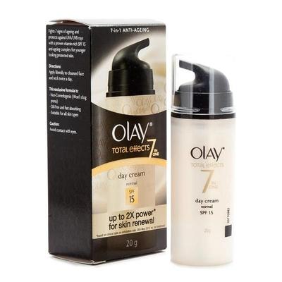 Olay Total Effect 7 In One Day Cream Normal SPF 15 20 gm - Face Creams