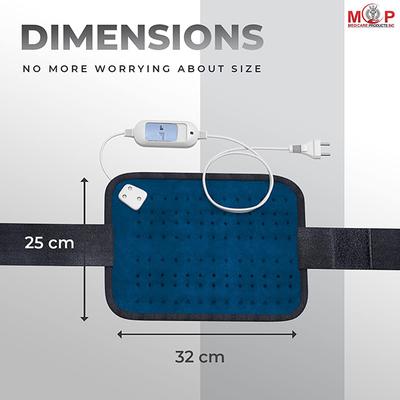 MCP Electric Heating Pad - Velvet Blue - Heating Belt