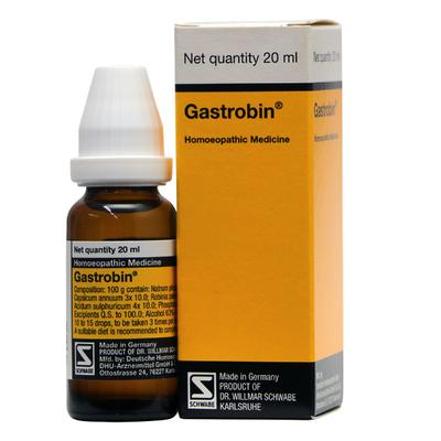 Dr. Willmar Schwabe Gastrobin Drops 20 ml - Homeopathic Drops