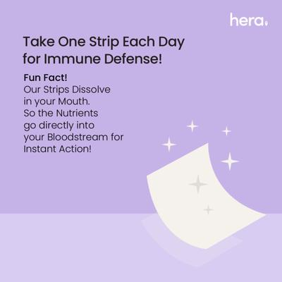 Hera Active Immunity Health Supplement Strips (Pack of 2 X 30's) 1's - Multi-Vitamins