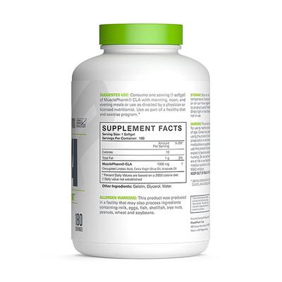 MusclePharm CLA Softgels 180's - General Health