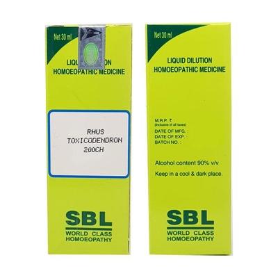 SBL Rhus Toxicodendron 200 Liquid 30 ml - Dilutions