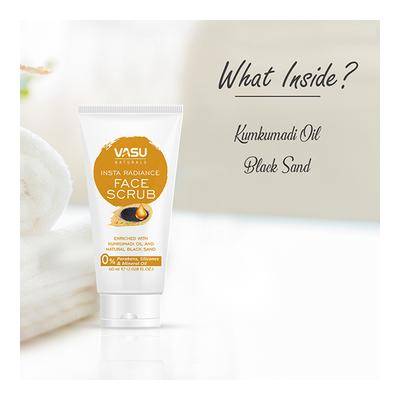 Vasu Face Scrub - Insta Radiance 150 ml - Face Scrubs