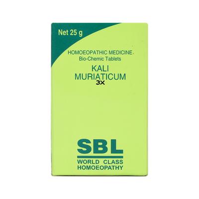 SBL Kali Muriaticum 3X Tablet 25 gm - Bio-Chemic