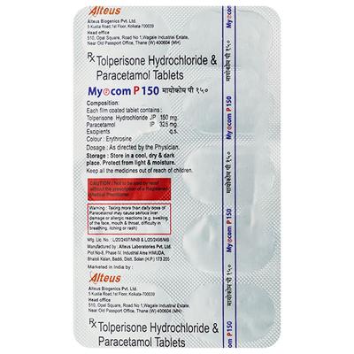 MYOCOM P Tablet 10's - Pain relief-Ano