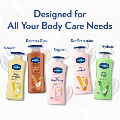 Vaseline Intensive Care Cocoa Glow Body Lotion 400 ml - Lotions & Creams