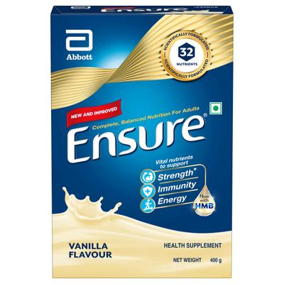 Ensure Adult Nutrition - Vanilla Health Drink 400 gm - Protein Supplements