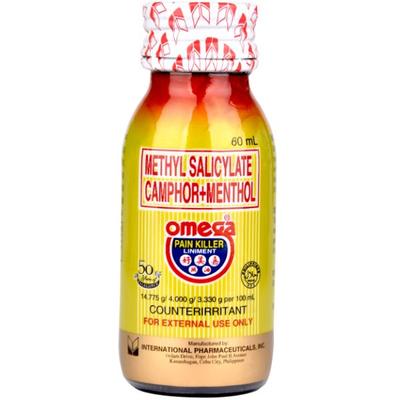 Omega Pain Killer Liniment (Methyl Salicylate Camphor + Menthol) 60 ml - Balm/Ointments