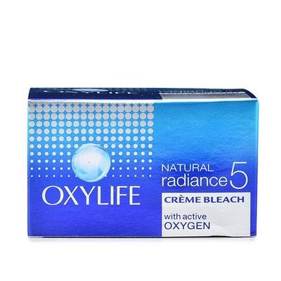 OxyLife Natural Radiance 5 Creme Bleach 27 gm - Face Bleach