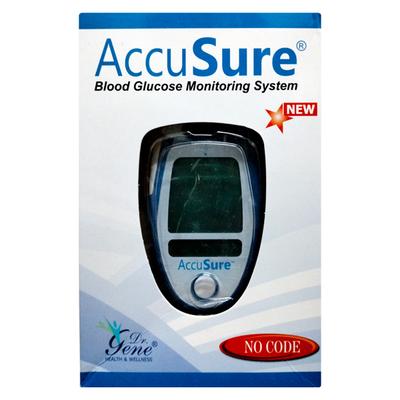 AccuSure Dr.Gene Blood Glucose Monitor with Strip 25's - Blood Glucose Monitors/Test Strips