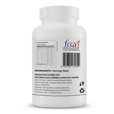 Goldenacacia Herrbals Moringa Seed Powder 100 gm - Pure Herbs