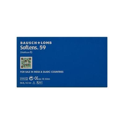 Bausch & Lomb SofLens 59 Monthly Contact Lens - 6 Lens/Box (-1.25) - Eyecare Lenses